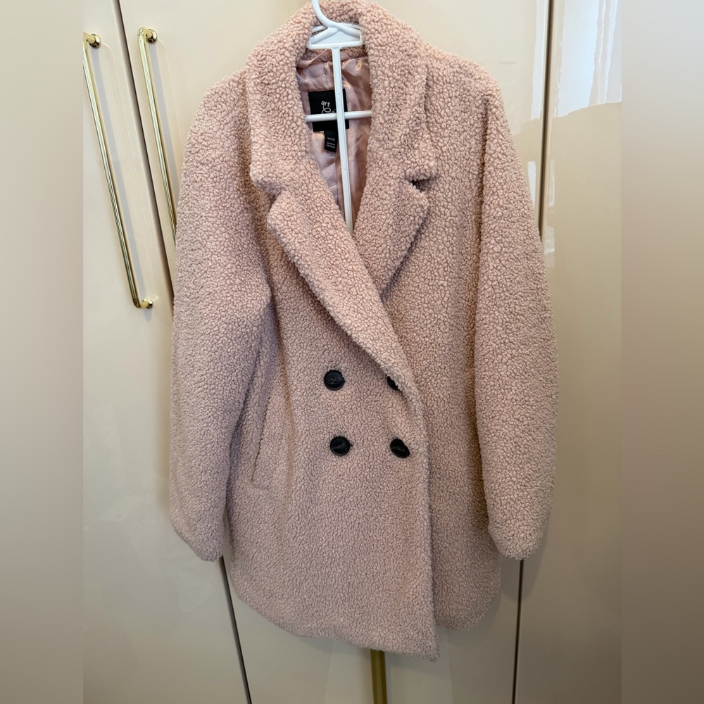 Art Class Blush Pea Coat for Kids